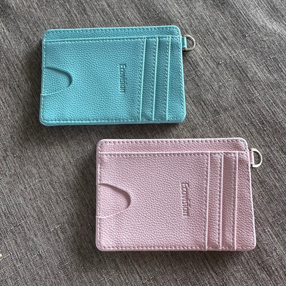 ECOVISION Accessories - ECOVISION LOT OF TWO CARD WALLET HOLDERS NEW! STOCKING STUFFERS